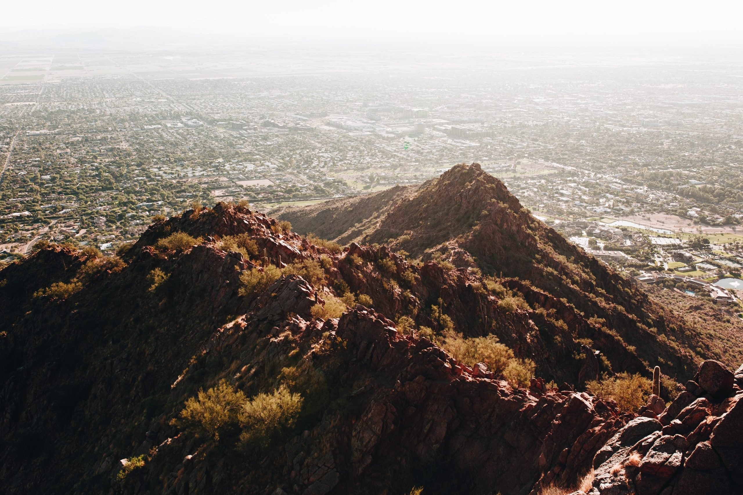 Arizona Camelback Mountain in the Sunshine
