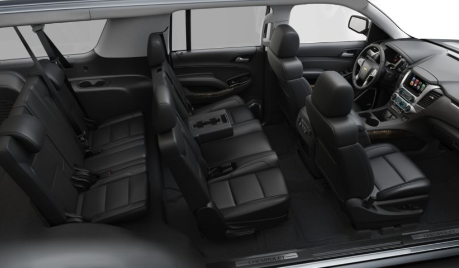 Interior of a 2019 Chevrolet Suburban